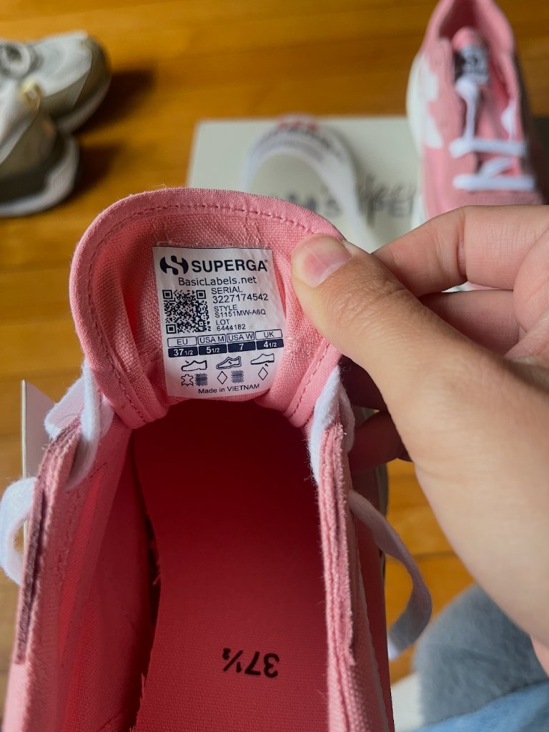 Superga Women's Pink & White Sneakers — image 3 of 6